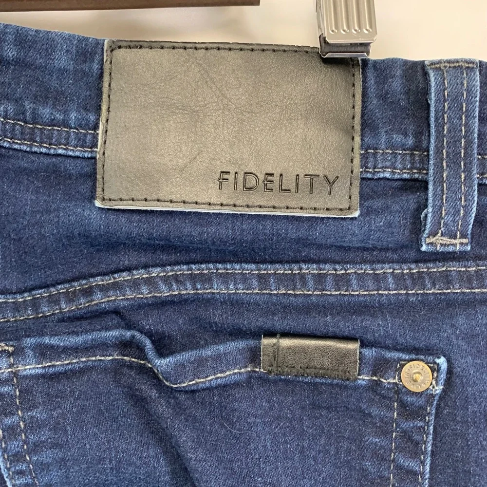 Fidelity Denim Jimmy Jeans Mens 32x30 Brooklyn Blue Slim Straight M8465 Made USA